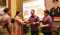 Prosesi serah terima jabatan Kepala Kanwil Kemenkumham Bali, Rabu (27/03/2024). Foto: dok/pribadi