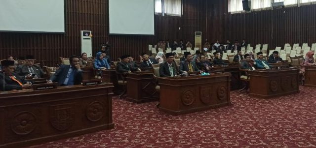 Rapat paripurna DPRD Provinsi Bengkulu, Senin (1/4) membahas rekomendasi atas LKPJ Gubernur Bengkulu Tahun 2024.