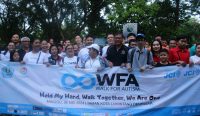 Kegiatan Walk For Autism di kawasan Lumintang, Minggu (26/5/2024). Foto: dok/Pemkot Denpasar.
