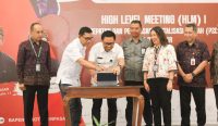 Peluncuran Inovasi Melayani Obyek Pajak Digital Sanur (Melodi Sanur) serangkaian pelaksanaan High Level Meeting Percepatan dan Perluasan Digitalisasi Daerah (P2DD) di Hotel Mercure Resort Sanur, Denpasar, Rabu (19/6/2024). Foto: dok/Pemkot Denpasar.