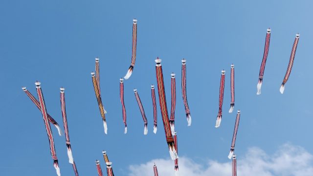 Suasana lomba Layang-layang di Denpasar Kite Festival 2024. Foto: dok/pribadi