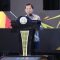 Menteri Perencanaan Pembangunan Nasional/Kepala Bappenas RI Suharso Monoarfa saat menjadi keynote speaker dalam acara launching Blue Print “Transformasi Penuntutan Menuju Indonesia Emas 2045”. Foto: dok/ Kejagung