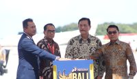 Menteri Koordinator Maritim dan Investasi (Menko Marves) Luhut Binsar Pandjaitan buka BIAS 2024 di Bali, Rabu (18/9/2024). Foto: Agus Pebriana