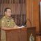 Pj Gubernur Bali Sang Made Mahendra saat memberikan sambutan ketika menyambur kedatangan Badan Legislasi DPR RI, Senin (23/09/2024). Foto: dok/Pemprov Bali