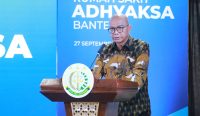 Ketua Pokja Pembangunan Rumah Sakit Adhyaksa Banten sekaligus Jaksa Agung Muda Intelijen (JAM-Intelijen) Reda Manthovi saat melaporkan pembangunan Rumah Sakit Adhyaksa. Foto: dok/Kejagung.