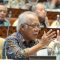Menteri PUPR Basuki Hadimuljono dalam rapat bersama komisi V DPR RI, Rabu (18/09/2024). Foto: dok/Kementrian PUPR.