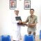 Kepala Dinas Tenaga Kerja dan Sertifikasi Kompetensi Kota Denpasar Nyoman Ngurah Jimmy Sidharta bersama Sekda Kota Denpasar Alit Wiradana. Foto: dok/Pemkot Denpasar