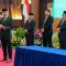Menteri Pekerjaan Umum (PU) Dody Hanggodo menyampaikan pidato usai upacara Sertijab, Senin (21/10/2024). Foto: dok/Kementrian PUPR