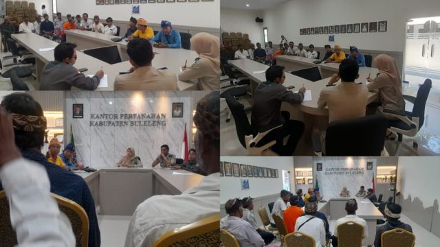 Warga Desa Pancasari, Kecamatan Sukasada Buleleng saat acara audiensi dengan BPN Buleleng, di Singaraja beberapa waktu lalu. Foto: dok/diksimerdeka.com