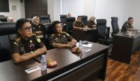 Konfrensi pers penerapan RJ dalam empat perkara pasal 351 KUHP Kejati Sulteng. Foto: dok/pribadi