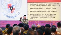 Presiden RI Prabowo Subianto saat menyampaikan arahan dalam acara Musrenbangnas RPJMN Tahun 2025–2029, Senin (30/12/2024). Foto: dok/Pemprov Bali.
