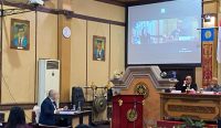 Ujan doktoral advokat Nyoman Samuel Kurniawan di Fakultas Hukum Udayana. Foto: dok/pribadi