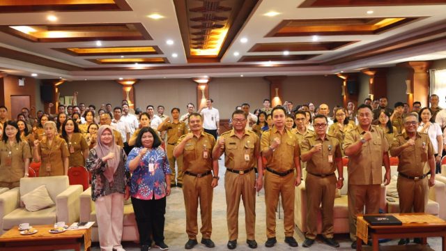 Bimtek penyusunan Laporan Penyelenggaraan Pemerintahan Daerah (LPPD), bertempat di Gedung Sewaka Dharma, Lumintang, Senin (3/3/2025). Foto: dok/Pemkot Denpasar