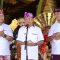 Gubernur Bali Wayan Koster bersama Bupati dan Wakil Bupati Buleleng Sutjidra-Supriatna saat HUT ke-421 Kota Singaraja, Sabtu (05/05/2025). Foto: dok/pribadi