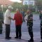 Menteri Pertahanan Letjen TNI (Purn) Sjafrie Sjamsoeddin saat tiba di Bali disambut Gubernur Wayan Koster. Foto: dok/Pemprov Bali