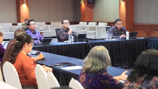 Rapat Koordinasi Kinerja Tahun 2025 yang digelar di Graha Sewaka Dharma, Lumintang, pada Selasa (29/4/2025). Foto: dok/Pemkot Denpasar
