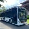 Bus “Zero Emision” bantuan hibah Kementerian Lingkungan Hidup Korea Selatan untuk Pemerintah Provinsi Bali. Foto: tim/diksimerdeka.com