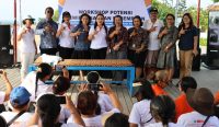 FK PUSPA Kota Denpasar menggelar Workshop Potensi Kewirausahaan Perempuan kepada 40 orang terapis pijat di kawasan Pantai Sindhu, Sanur, Selasa (20/5/2025). Foto: dok/Pemkot Denpasar