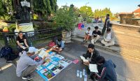 Lapakan komunitas literasi di Buleleng, Minggu (04/05/2025). Foto: dok/pribadi