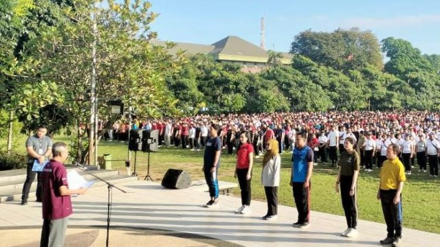 Gladi bersih pelantikan PPPK Pemkot Denpasar, Sabtu (31/05/2025). Foto: dok/Pemkot Denpasar