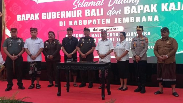 Peresmian bale kertha adhyaksa di Kabupaten Jembrana, Senin (10/06/2025). Foto: dok/tim