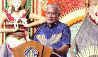 Kepala BNN RI Komjen Pol. Marthinus Hukom saat diterima pada acara Ramah Tamah yang berlangsung di Kerthasabha, Senin (14/7/2025). Foto: dok/Pemprov Bali