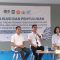 Petugas Imigrasi Batam bersama narasumber dari BP2MI saat memberikan sosialisasi dan penyuluhan pencegahan Tindak Pidana Perdagangan Orang (TPPO) di Kelurahan Teluk Tering, Batam, Selasa (9/7/2025). Kegiatan ini merupakan bagian dari implementasi program Desa Binaan Imigrasi Kelas I Khusus TPI Batam.
