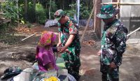 Foto: TMMD Ke-124 Beri Layanan Kesehatan Warga dan Anggota TNI di Desa Plalangan