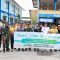 Bupati Klungkung I Made Satria dan Wakil Bupati Klungkung Tjokorda Gde Surya Putra hadiri Gerakan Beach Clean Up Campaign bertempat di Pelabuhan Banjar Nyuh Desa Ped