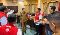 Bupati Jember Muhammad Fawait berdiskusi dengan jajaran Pertamina di Pendopo Wahyawibawagraha, Selasa (29/7/2025)