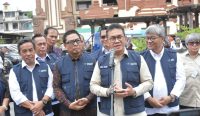 Menteri Perdagangan RI, Budi Santoso di Pasar Badung pada Selasa (29/7/2025). Foto: dok/Pemkot Denpasar