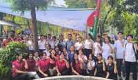 Forum Anak Denpasar Timur (Dentim) menggelar aksi bersih sampah di area Taman Janggan, Denpasar, Minggu (13/07/2025). Foto: dok/Pribadi