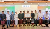 Peluncuran Komitmen Kawasan Rendah Emisi Desa Adat Intaran, Sanur di Segara The Seaside, Sanur, Sabtu, Sabtu (30/8/2025). Foto: dok/Pemkot Denpasar