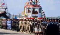Sebanyak 500 Satuan Tugas (Satgas) Patroli Keimigrasian di Provinsi Bali resmi dikukuhkan Menteri Imigrasi dan Pemasyarakatan RI (IMIPAS) Agus Andrianto, Selasa, (05/08/2025). Foto: dok/Pemkot Denpasar