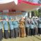 Ketua TP-PKK Jember sekaligus Bunda PAUD, Ghyta Eka Puspita, bersama kader PKK pada kegiatan senam dan panggung ekspresi anak usia dini di Lapangan Sumberwaru, Sukowono, Senin (25/8/2025).