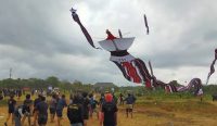 Ilustrasi Festival Layang-layang di Bali