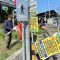 Satpol PP tertibkan puluhan ribu atribut, Selasa (12/8/2025). Foto: dok/Pemkot Denpasar