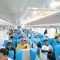 Peserta Tajemtra 2025 menikmati fasilitas transportasi gratis dari PT KAI Daop 9 Jember dengan rangkaian kereta eksekutif yang penuh antusiasme.