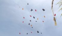 Denpasar Kite Festival IX Tahun 2025 resmi dimulai di Pantai Mertasari, Sanur Kauh, Denpasar Selatan, Sabtu (30/08/2025). Foto: dok/pribadi