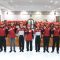 Pelatihan Calon Pengibar Bendera Pusaka (Capaska) Kabupaten Klungkung Tahun 2025 di ruang rapat Praja Mandala, Kantor Bupati Klungkung