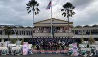 Bupati Jember Muhammad Fawait meluncurkan program kesehatan ibu dan anak “Bucin Kesianak” dalam agenda Pro Gus’e Update di halaman Kantor Bupati Jember, Kamis (28/8/2025).