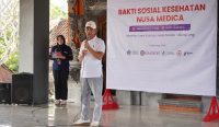 Bupati Klungkung I Made Satria membuka Bakti Sosial Kesehatan Nusa Medical, Sabtu (23/8/2025). Foto: dok/Pemkab Klungkung