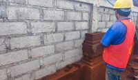 Proses pembangunan tahap II Puskesmas Ibu dan Anak Kota Denpasar. Foto: dok/Pemkot Denpasar