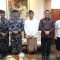 Wali Kota Denpasar, I Gusti Ngurah Jaya Negara bertamu Komandan Pangkalan TNI Angkatan Laut (Lanal) Denpasar, Kolonel Laut (P) Cokorda G.P. Pemayun, di Kantor Wali Kota Denpasar, Rabu (3/9/2025). Foto: dok/Pemkot Denpasar