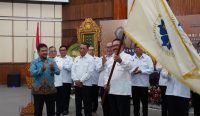 Pengukuhan Pengurus DPD PHRI Bali periode 2025–2030, di Gedung Wiswa Sabha Utama, Kantor Gubernur Bali, Jumat (23/1). Foto: tim/diksimerdeka.com