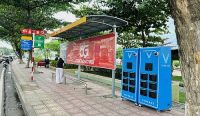 Kabinet penukaran baterai sVin Fastemakin berkembang seiring meningkatnya penggunaan motor listrik. Foto: VinFast