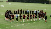 Klub raksasa Korea Selatan, Pohang Steelers, menjalani pemusatan latihan di Bali United FC Training Center, Gianyar, sebagai bagian dari persiapan musim kompetisi. (Foto: Istimewa)