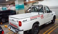 Mobil pikap Mahindra 4x4 yang dikaitkan dengan rencana impor kendaraan untuk Koperasi Desa Merah Putih.