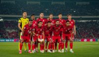 timnas indonesia foto jelang pertandingan vs saint kitts di gbk