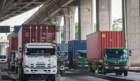 truk kontainer tol jakarta cikampek pelanggaran odol lebaran 2026